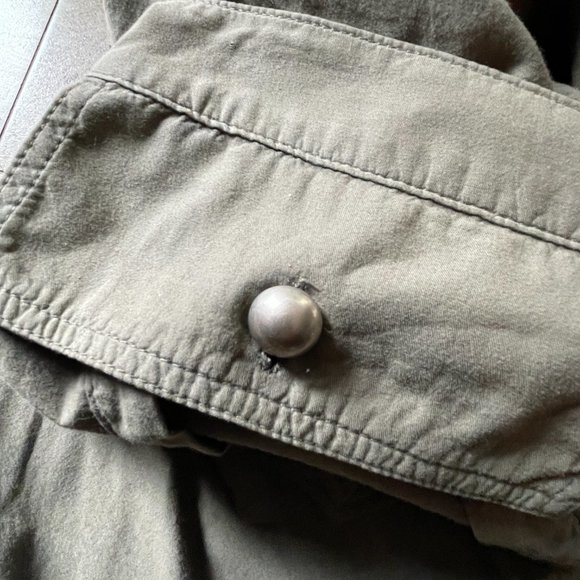 Stella McCartney khaki green mini skirt - Made in Italy-Sz. 12 - Picture 9 of 10